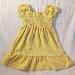 18-24M Terrycloth Yellow Summer Dress